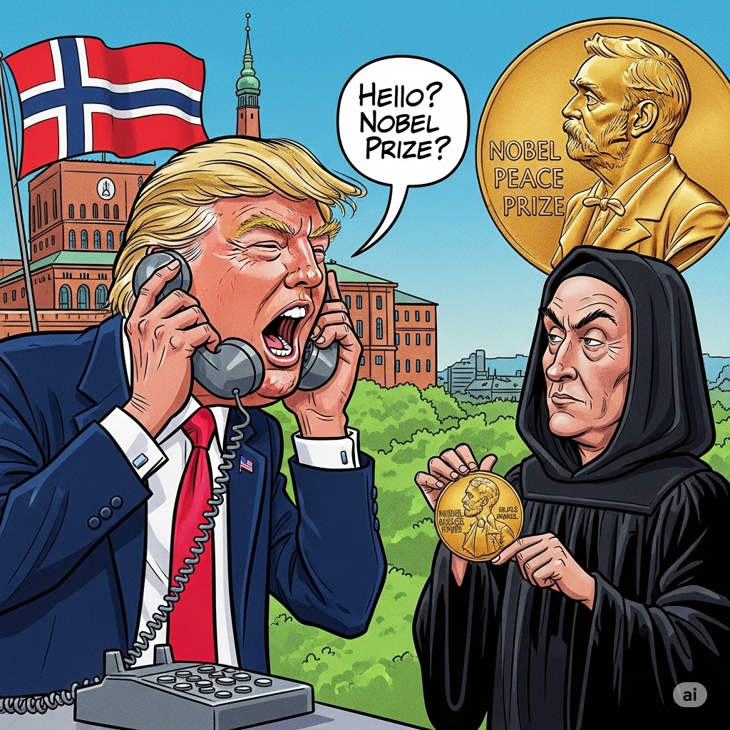 Trump Incar Nobel Perdamaian